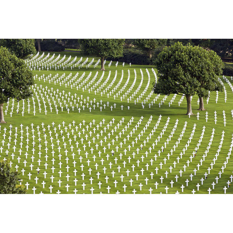 Cemetery Margraten by Lya_Cattel - No Frame Print on Canvas, 51cm H x 76cm W
