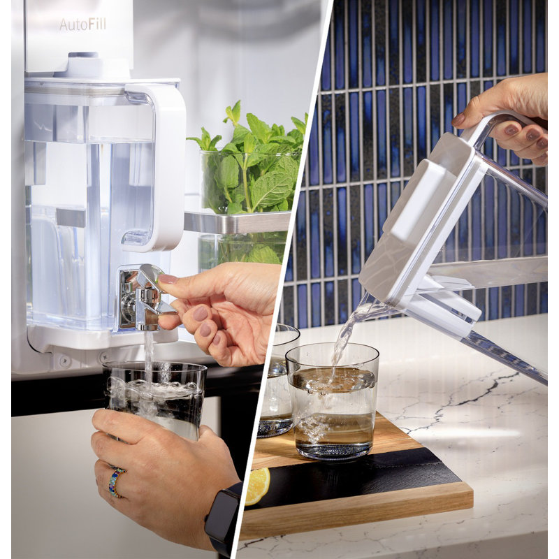 GE Profile™ Series Energy Star Smart 28 Cu. Ft. Fingerprint Resistant Quad-Door Refrigerator