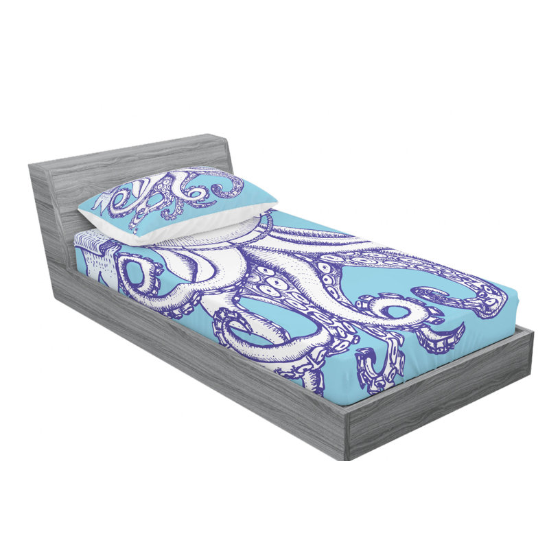 Microfiber Sheet Set, Twin XL Sheet Set with Fitted Sheet