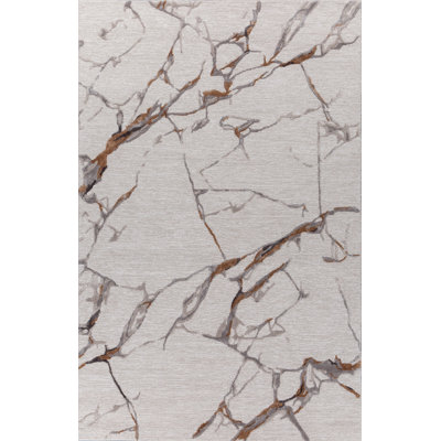 Davarous Rectangle 155 cm x 245 cm Abstract Hand Tufted Area Rug