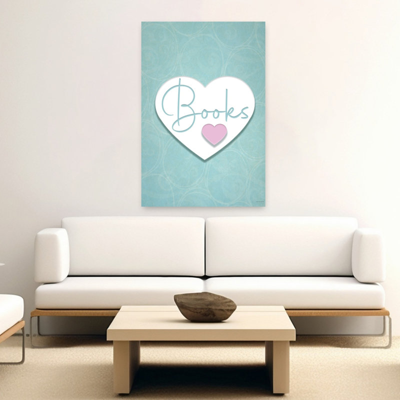 «I Love», art abstrait lavande contemporain, H 60 po x l 40 po
