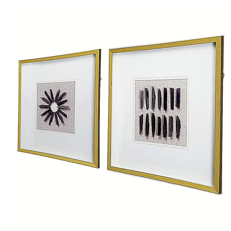 Ensemble d'art mural 23,5 "x 23,5" Grace Agate