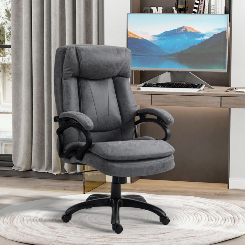Fauteuil de bureau 6 points, Gris anthracite