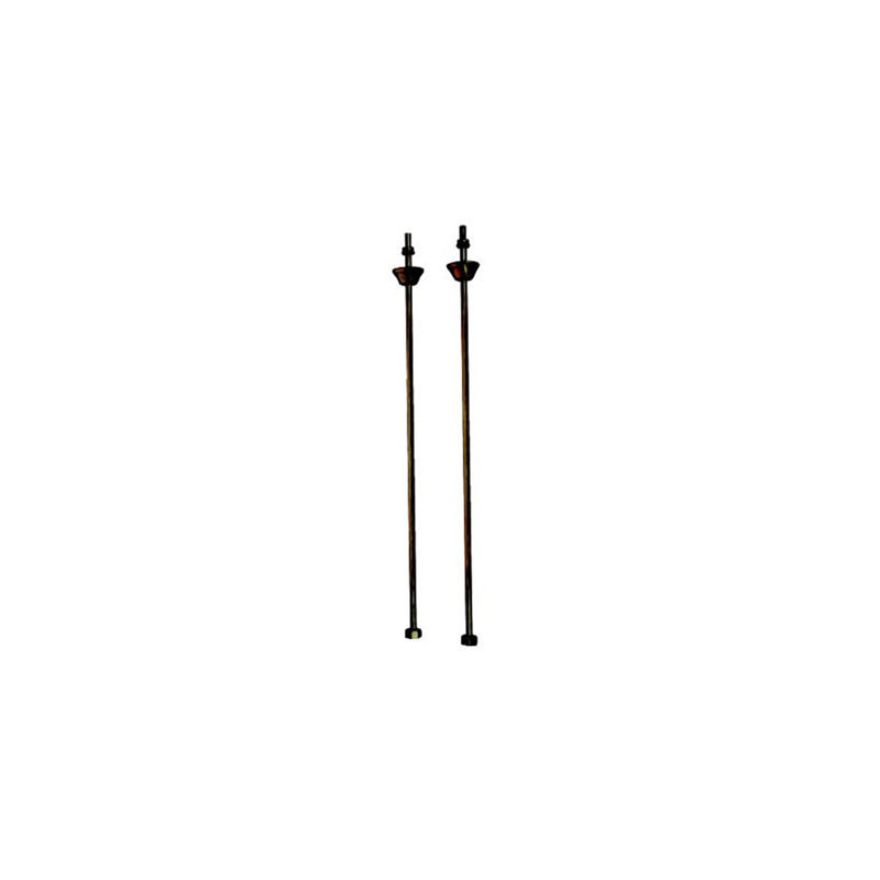 Single Offset Water Supply Line, Dark Bronze