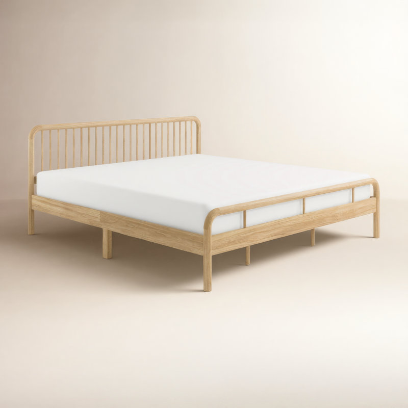Porto Queen Bed, Natural, King