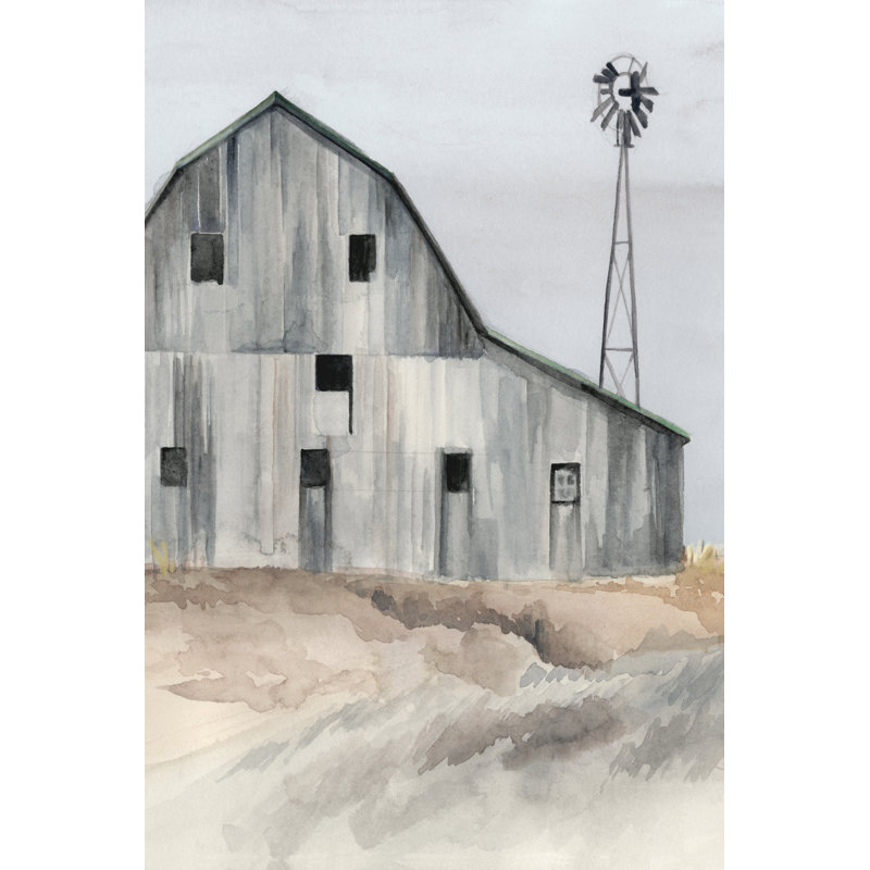 Winter Barn I, H 36 po x l 24 po x P 1,25 po