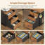  Bureau en forme de L de 67 po Hagin, bureau d'ordinateur avec tiroir classeur Hagin-1136525942