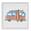 «Summer Beach Bus», art de la giclée encadrée par Carrie Cantwell