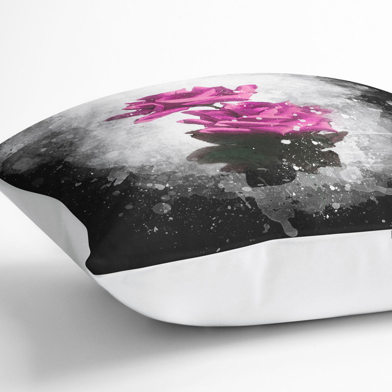 Square Throw Cushion, White, 55cm H x 55cm W x 20cm D