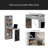 Fold-Out Convertible Office Desk, Wall Mount Computer Desk