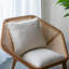 Ensemble de 2 chaises d'appoint en tissu