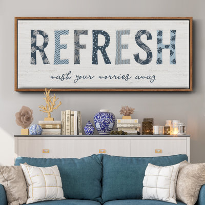 Refresh - Toile encadrée