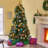 7' Noble Hinged Tree With 500 Multilights-UL,Dia:48
