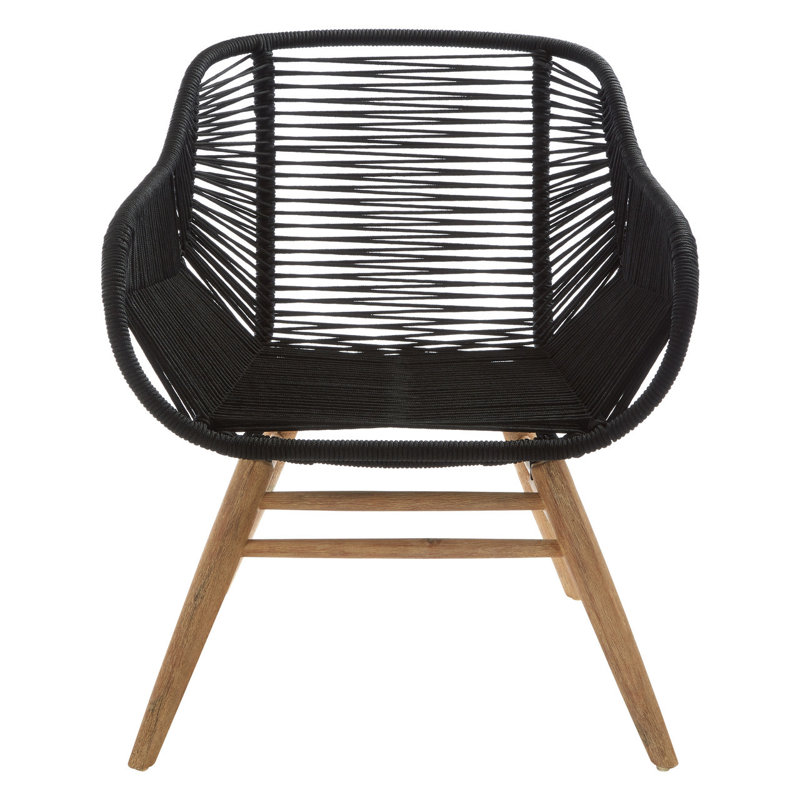 Baudin Upholstered Armchair, Black
