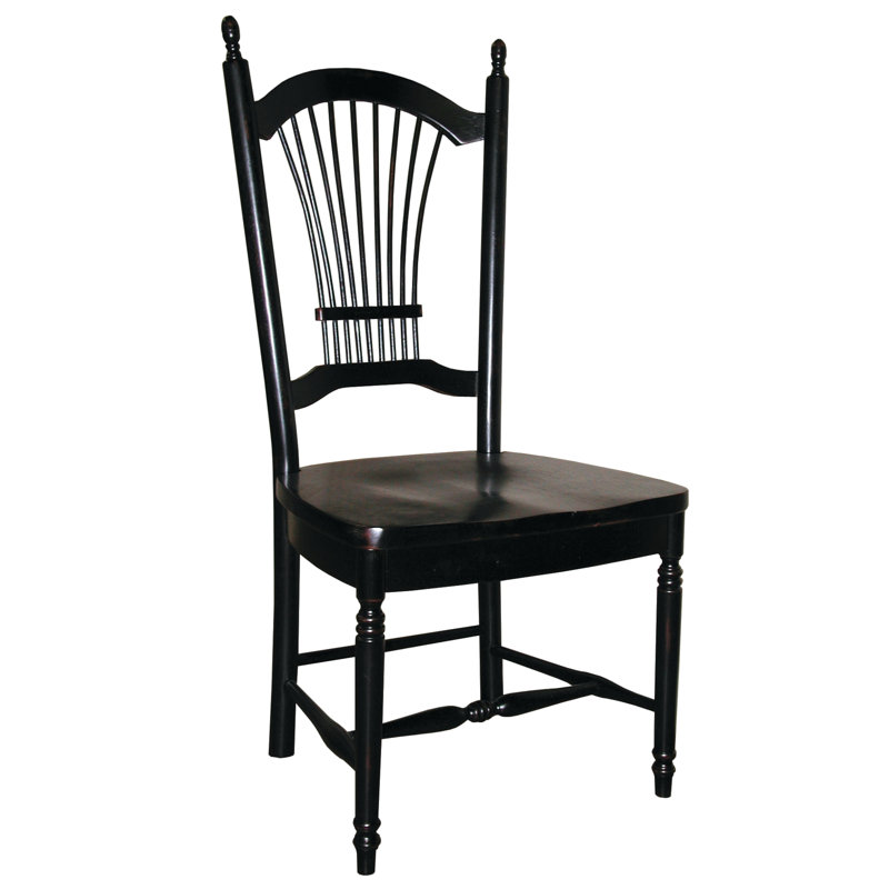 Liudger 18'' H Side Chair, Antique Black