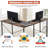 Wainscott L-Shaped Metal Base Computer Desk