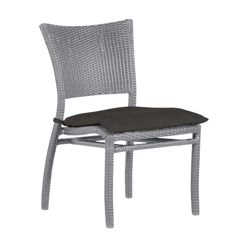 Chaise d'appoint d'extérieur Skye N-Dura, Huître, Pas de soudure, Lin chambray