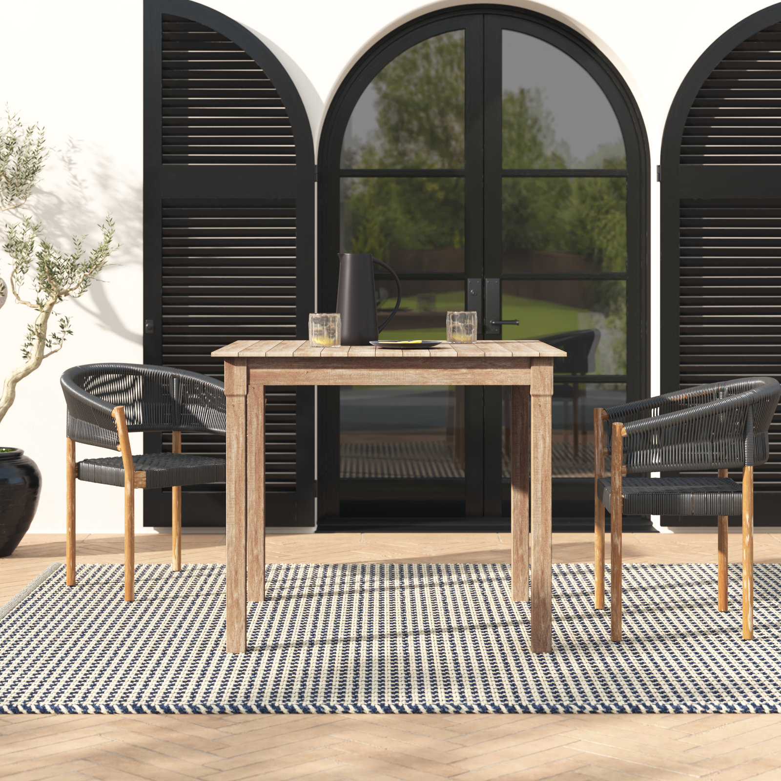 Samya 44'' Outdoor Bar Table