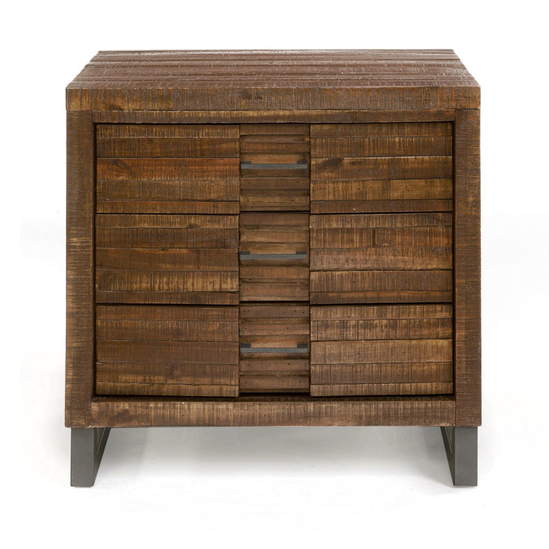 Table de chevet 3 tiroirs Reclaimed