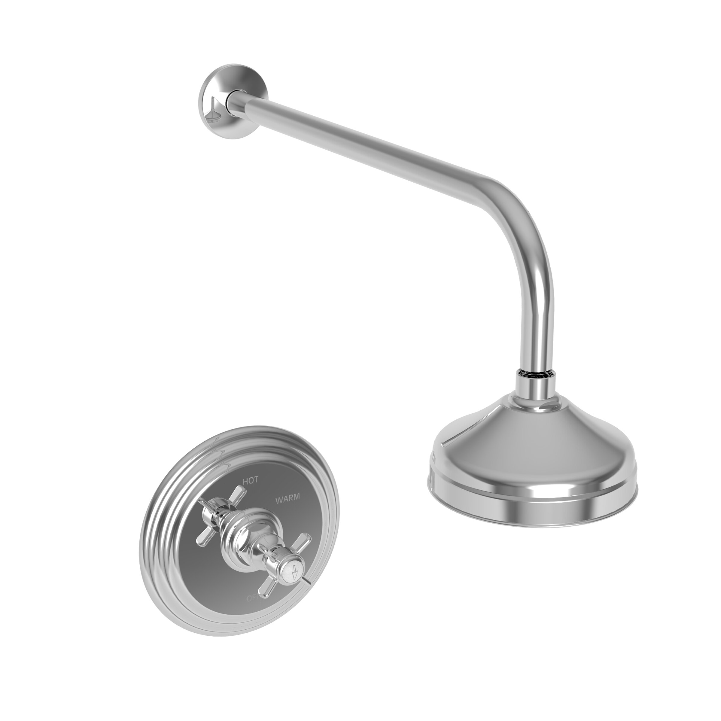 Newport Brass Balanced Pressure Shower Trim Set in French Gold