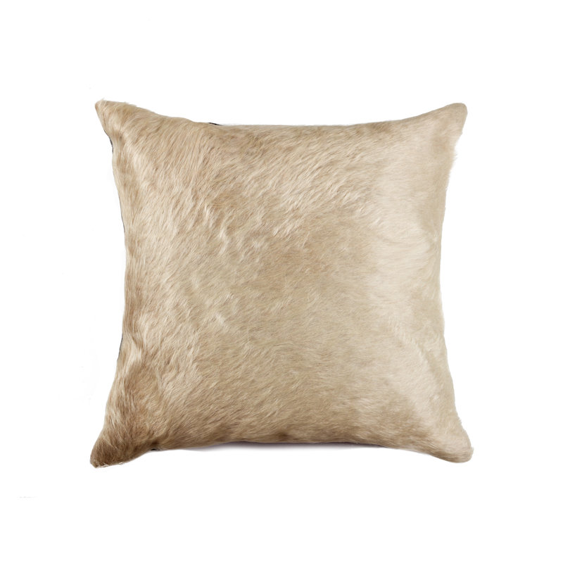 Throw Pillow, Zebu, 18" H x 18" W