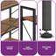 158 H X 80 W Corner Shelf Unit，Metal Ladder Shelving Unit-577025032