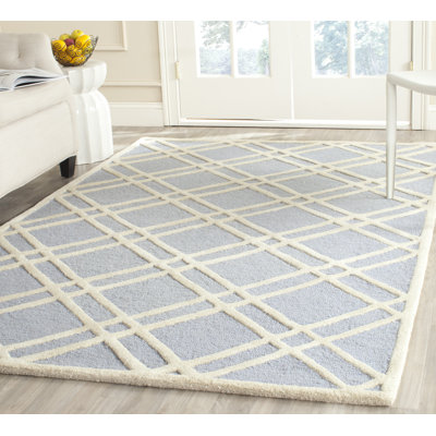 Deedgra Hand Tufted Wool Geometric Rug