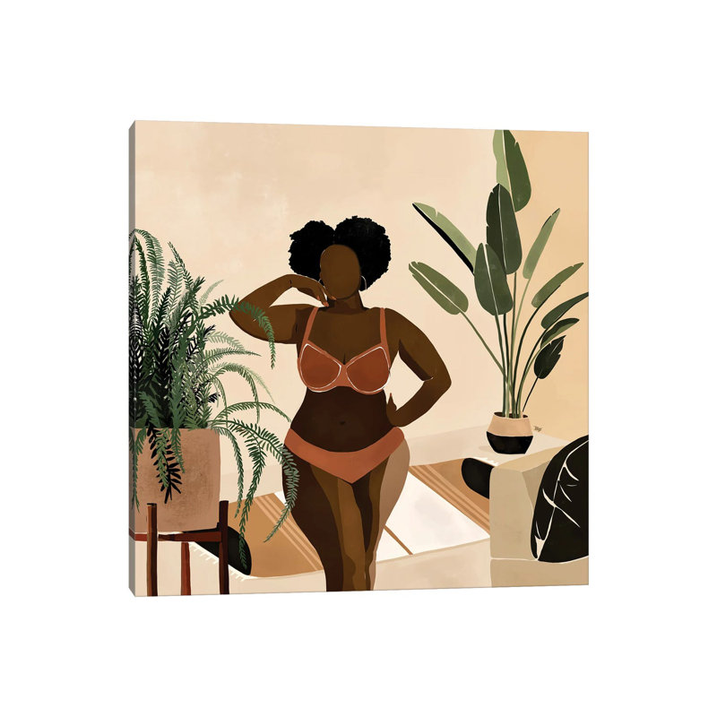 Amber 1 Piece Wrapped Canvas Wall Art, 66.04 cm H x 66.04 cm W x 1.91 cm D, Wrapped Canvas