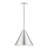 1 - Light Brushed Aluminum Pendant