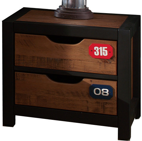 Simone 2 Drawer Nightstand
