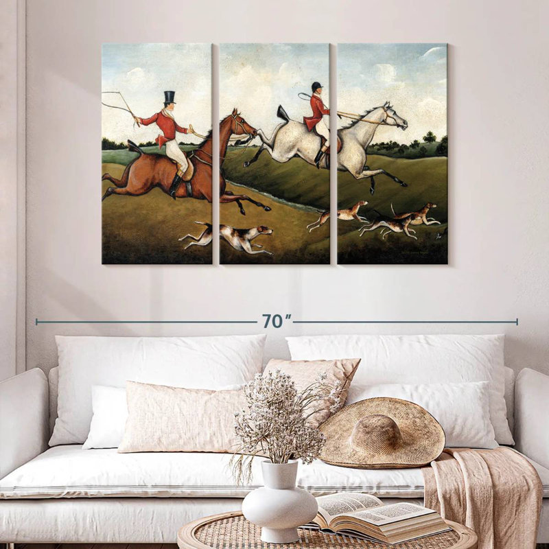 Senne The Hunt, 32" H x 50" W
