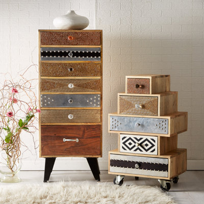 Pettingell 50cm W 7 - Drawer Chest of Drawers
