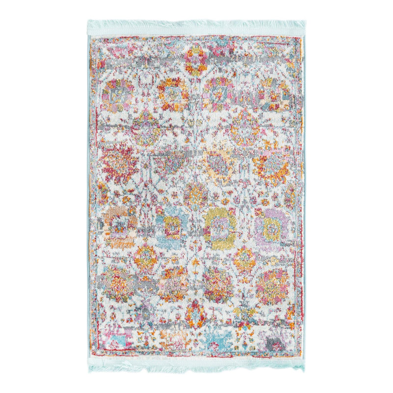 Haefner Floral Indoor Rug, Rectangle 2'2" x 3'