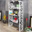 147.32 cm H x 88.9 cm W Etagere Bookcase-1524150987