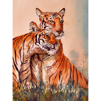 Fearless Tiger | Watercolor | By Prashant Honakhande