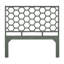 Honeycomb Wicker/Rattan Open-Frame Headboard-23007635-110438574