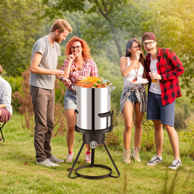 50,000BTU Propane Burner Outdoor Turkey Fryer