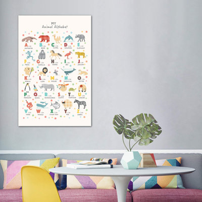 Animal Alphabet - impression d'art graphique