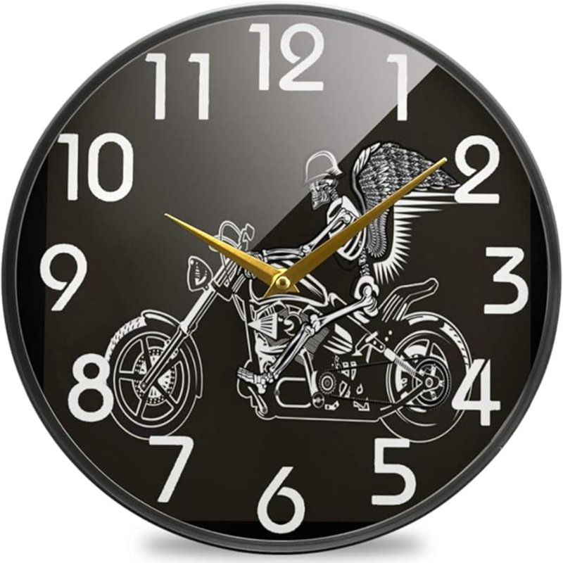 Horloge murale Naanle Chic Skull Guy
