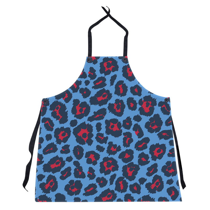 Tablier à imprimé léopard Tennessee football, Bleu/noir/rouge