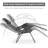 Folding Recliner Lounge Chair With Shade Canopy Cup Holder-894432589