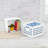 Sterilite Stackable Plastic Storage Open Crate Bin Organizer Box, White