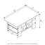 Hilburn Four Leg Coffee Table with Storage-52390988