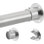 Tringle de garde-robe, tringle de garde-robe réglable en acier inoxydable de 17 à 110 pouces, tringles à vêtements robustes de 1,3 po de diamètre pour suspendre les vêtements, tringles de garde-robe argentées pour garde-robes