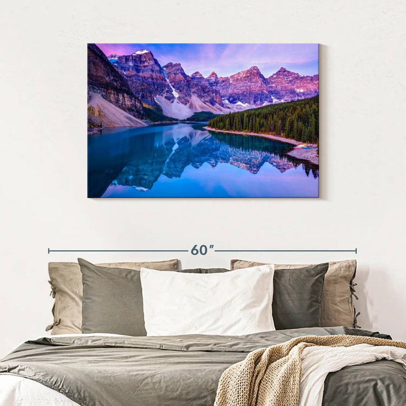 Alvord Banff - lever de soleil mauve, H 30 po x l 45 po