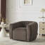Fauteuil demi-tonneau pivotant rembourré Maravilla-1459303800
