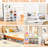 6 Pack Clear Stackable Shoe Storage Box With Magnetic Door - Shoe Organizer For US Size 12