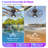 15-Inch Outdoor Plug-In Hanging Caged Ceiling Fan with LED Light, Remote and App Control, Black Brush Gold-133733997-133733994