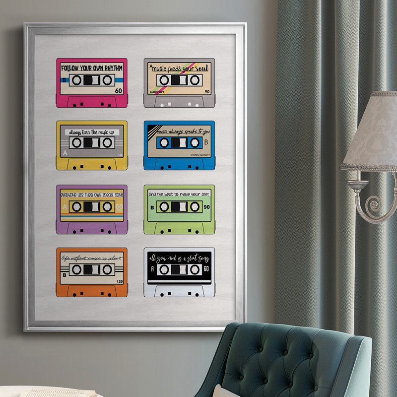 «Musical Inspiration», reproduction encadrée de qualité supérieure - prête à être accrochée, H 36,5 po x l 26,5 po x P 1 po