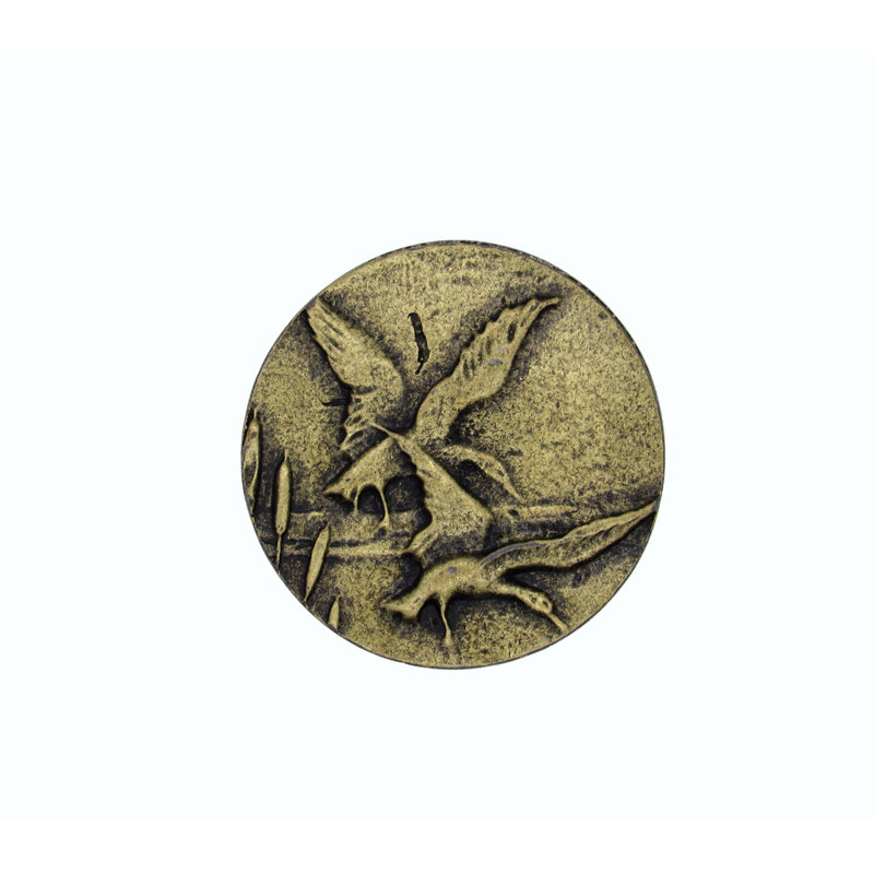 Poignée ronde 1 1/2" de diamètre, Étain